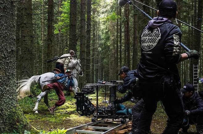 영화 〈호프〉 촬영 현장