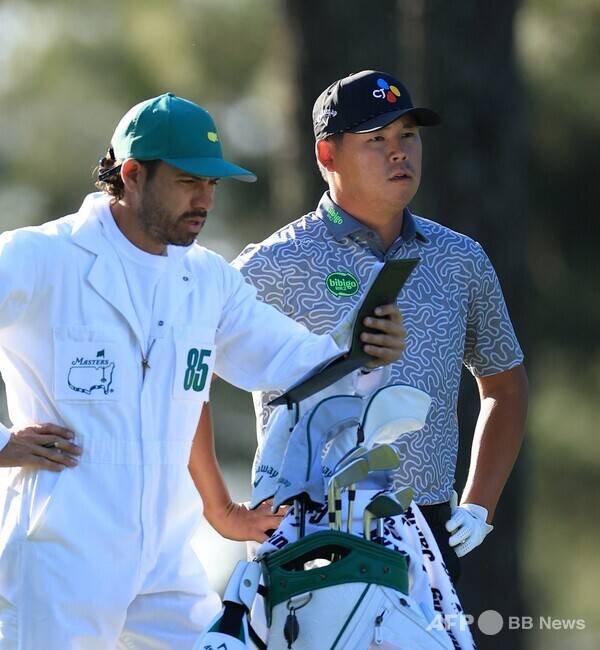 2026년 남자골프 메이저 대회 마스터스 토너먼트에 출전한 미국프로골프(PGA) 투어 멤버 김시우 프로가 1라운드에서 경기하는 모습이다. 사진제공=ⓒAFPBBNews = News1 (사진을 무단으로 사용하지 마십시오.)