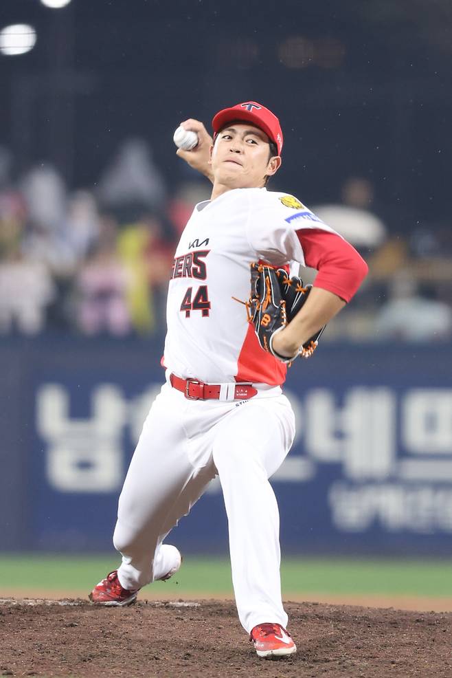 2차 드래프트로 영입해 전천후로 활약 중인 오른손 투수 이태양. KIA 제공