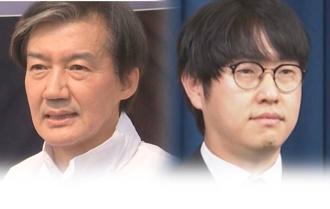 조국 대표(왼쪽), 하정우 청와대 AI미래기획수석 .