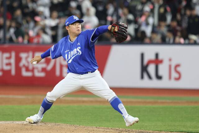 삼성 라이온즈 오른손 이승현./삼성 라이온즈