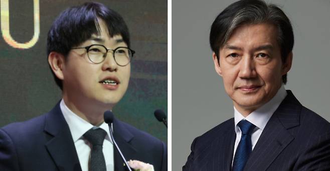 하정우 AI미래기획수석과 조국 조국혁신당 대표. 연합뉴스·조국혁신당 제공