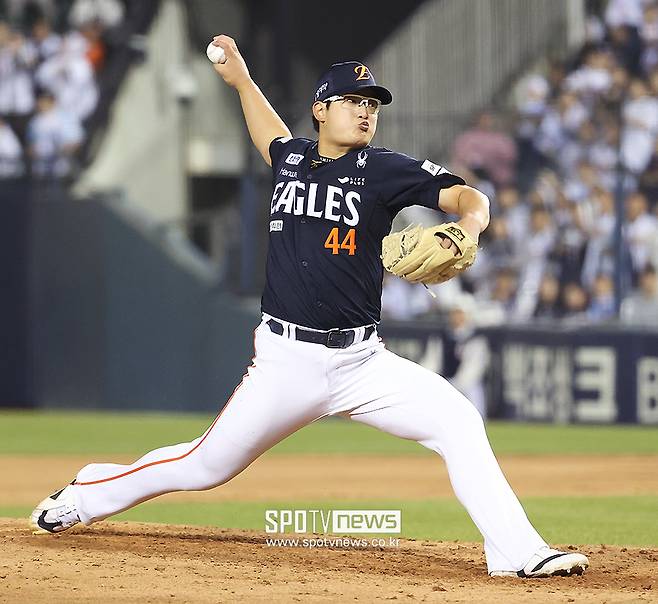 ▲ 7일과 8일 인천 SSG전에서 9회를 막으며 인천 악몽을 조금이나마 털어낸 김서현 ⓒ곽혜미 기자