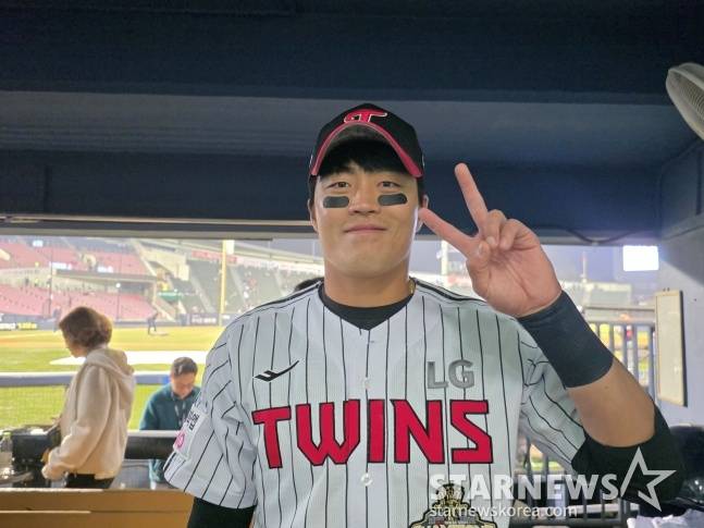 LG 천성호. /사진=김동윤 기자