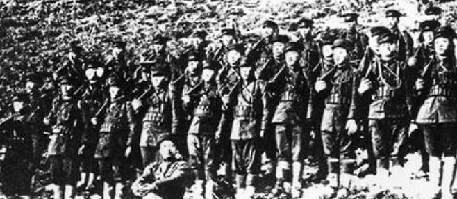 김좌진 장군이 이끈 북로군정서 [광복군 자료사진·광주 고려인마을 제공]