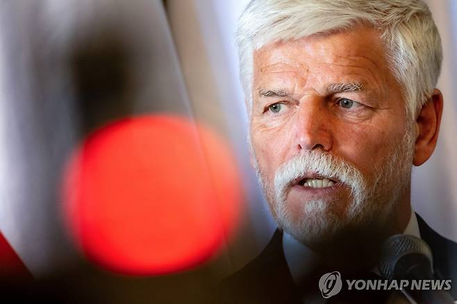 페트르 파벨 체코 대통령 [EPA 연합뉴스 자료사진. 재판매 및 DB 금지]