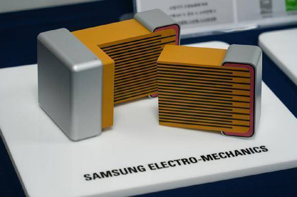 삼성전기의 적층세라믹콘덴서(MLCC) 목업. [출처=삼성전기]