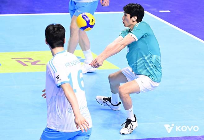 챔피언결정전에서 리베로로 활약한 대한항공 곽승석. 사진 한국배구연맹