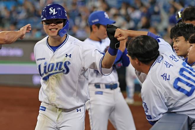 삼성 박승규(왼쪽) [삼성 라이온즈 제공. 재판매 및 DB  금지]