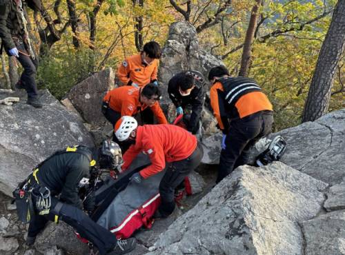 ◇산악사고. 사진=강원특별자치도소방본부 제공