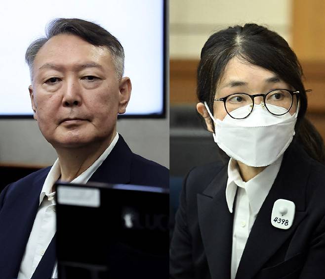 윤석열 전 대통령(왼쪽)과 김건희 여사. (사진=공동취재단)