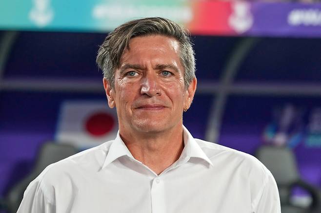 Japan's coach Nils Nielsen stands on the touchline before the Women's Asian Cup soccer final between Japan and Australia in Sydney, Saturday, March 21, 2026. (AP Photo/Rick Rycroft)







<저작권자(c) 연합뉴스, 무단 전재-재배포, AI 학습 및 활용 금지>