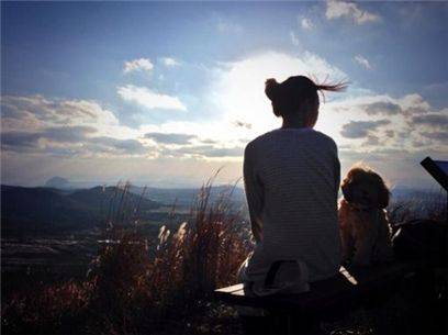 가수 이효리와 반려견 순심이. 아시아경제 DB