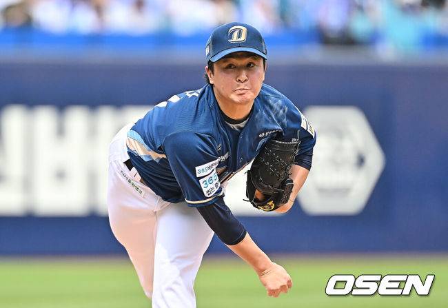 [OSEN=대구, 이석우 기자] 12일 대구삼성라이온즈파크에서 2026 신한 SOL KBO 리그 삼성 라이온즈와 NC 다이노스의 경기가 열렸다. 홈팀 삼성은 원태인이, 방문팀 NC는 토다가 선발 출전했다. NC 다이노스 선발 투수 토다가 역투하고 있다. 2026.04.12 / foto0307@osen.co.kr