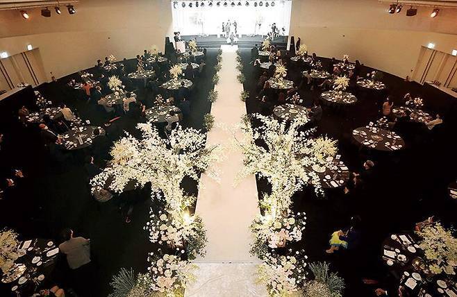 서울의 한 대형 예식장에서 열린 결혼식. 연합뉴스