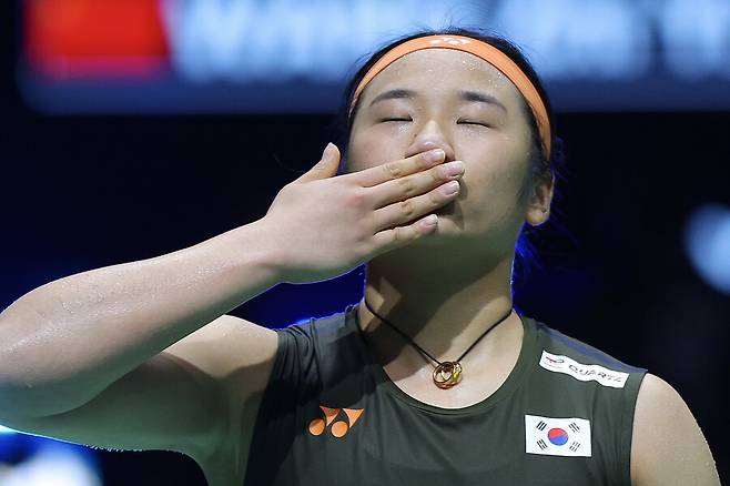 ▲ 안세영이 결승에서 승리할 경우, 배드민턴 주요 국제대회를 모두 석권하는 사실상의 ‘그랜드슬램’을 완성하게 된다. 결승 상대는 전영오픈 우승자 왕즈이. 상대 전적과 최근 흐름을 고려하면 여전히 안세영이 우위다. ⓒ연합뉴스/AFP