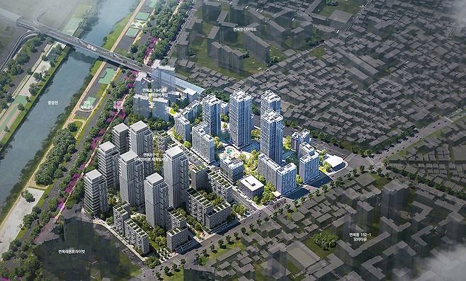 면목10구역 주택정비형 재개발사업 예상 조감도 [서울시 제공. 재판매 및 DB 금지]