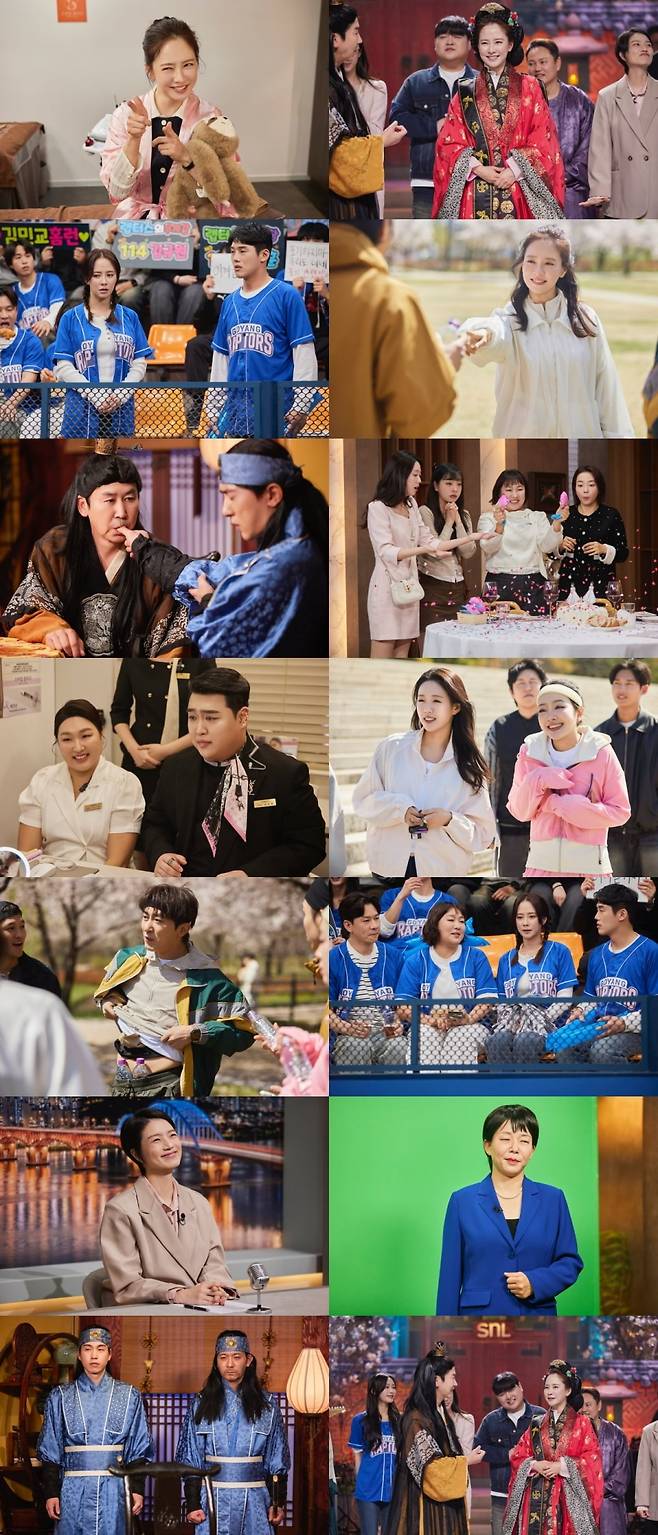 쿠팡플레이 코미디 쇼 <SNL 코리아> 시즌 8이 세 번째 호스트 송지효의 한계 없는 파격 변신으로 또 한 번 ‘폼 미친 회차’를 경신했다. / 사진제공=쿠팡플레이