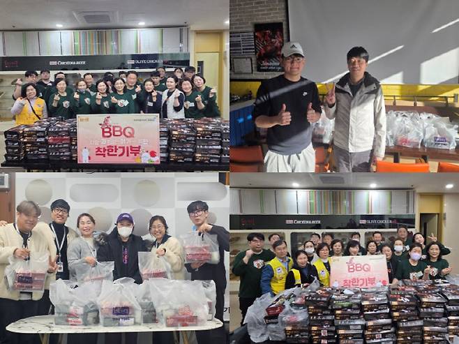 국내 치킨 프랜차이즈 제너시스BBQ 그룹(회장 윤홍근)이 3월 한 달간 ‘착한기부’와 ‘패밀리와 함께하는 치킨릴레이’를 통해 전국 각지에 치킨 2000마리를 전달했다.