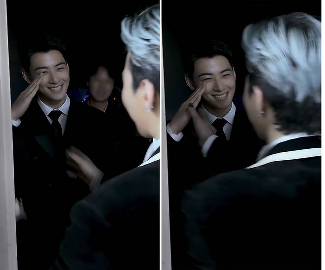 차은우와 지드래곤. 사진 | 유튜브 ‘OfficialGDRAGON’