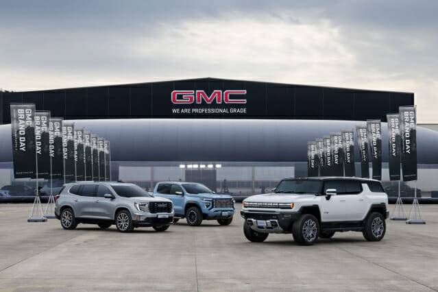 GMC 브랜드데이 신차 3종 아카디아, 캐니언, 허머 EV (사진=한국GM)