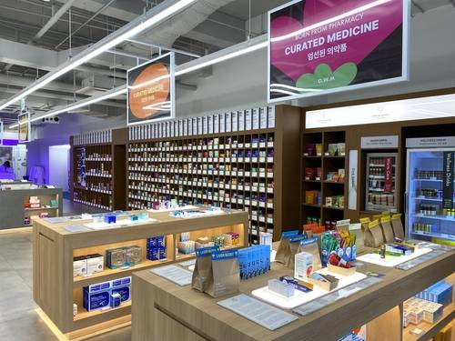 옵티마 웰니스 뮤지엄(OWM) 약국(사진 이승연 기자)