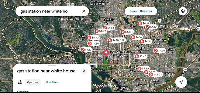 모하마드 바게르 갈리바프 이란 의회 의장은 12일(현지시간) 도널드 트럼프 미국 대통령이 호르무즈 해협 봉쇄 조치 언급과 관련해 자신의 X(옛 트위터) 계정에 미국 워싱턴 백악관 인근 주유소의 휘발유 가격 지도를 게시했다. 그는 “현재의 휘발유 가격을 즐기라. 이른바 봉쇄가 시행되면 (갤런당)4~5달러짜리 휘발유가 그리워질 것”이라고 했다.
