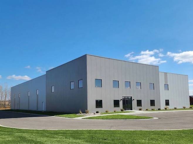 오는 6월 준공을 앞둔 지아이텍 아메리카 공장 전경. 지아이텍 제공