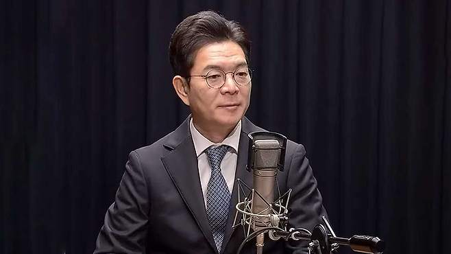 '장성철의 뉴스명당'에 출연한 정원오 서울시장 후보