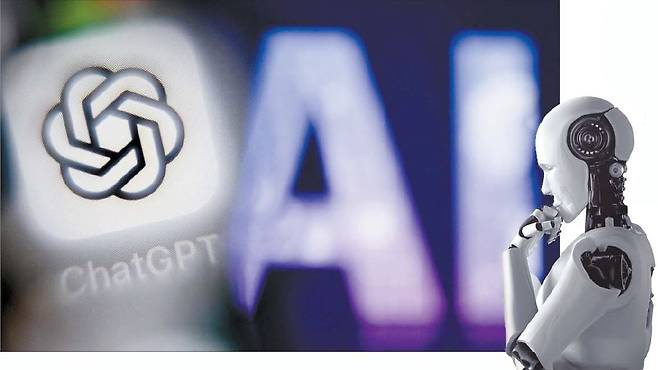 생성형 AI를 쓰는 비용은 지난 수년간 가파르게 감소했고, AI 서비스의 총 사용량은 기하급수적으로 늘었다. [AFP=연합뉴스·셔터스톡]