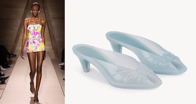 끌로에는 신발 전체를 TPU 소재로 구현한 젤리 뮬을 공개했다. 젤리 뮬은 스피어민트·앰버 브라운·애쉬 그레이 등 세 가지 컬러로 출시됐다. 사진 끌로에