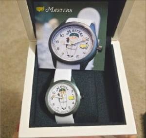 오거스타내셔널GC가 올해 선보인 손목시계. 놈을 디자인으로 활용한 시계는 올해 처음 나왔다. 오거스타=조수영 기자