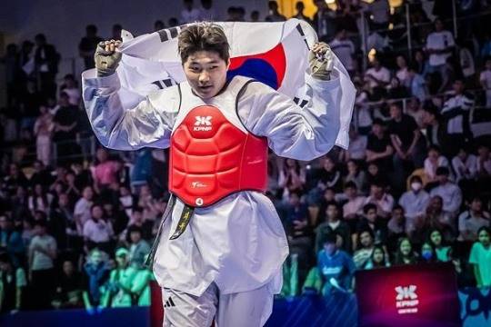 우승한 엄시목 / 사진=WT 제공. 연합뉴스