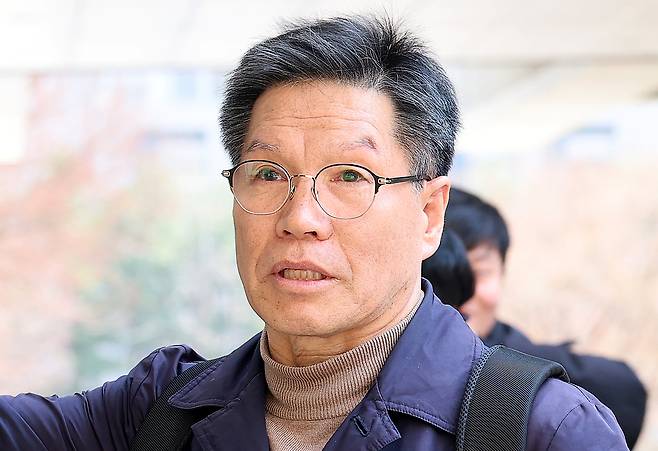 일본군 위안부 피해자를 모욕하는 시위를 벌여온 극우 성향 시민단체 위안부법폐지국민행동 김병헌 대표[연합]