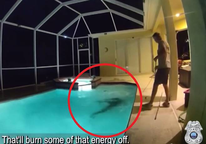 [플로리다 탬파 경찰서 영상 캡처]