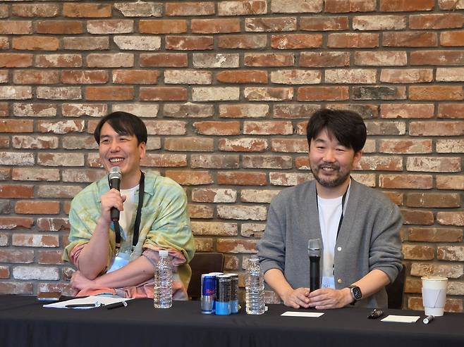 엔씨 '아이온2' 간담회 왼쪽부터 소인섭 사업실장, 김남준 개발 PD [엔씨 제공. 재판매 및 DB 금지]