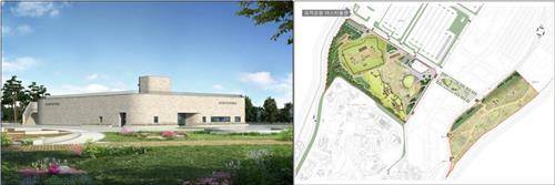 중도 유적 박물관 조감도 [강원도 제공.재판매 및 DB 금지]