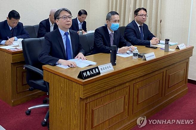 대만 정보기관 국가안전국(NSB) 차이밍옌 국장 [로이터 연합뉴스 자료사진. 재판매 및 DB금지]