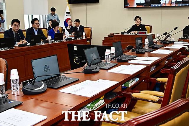 국민의힘 의원들의 빈자리.