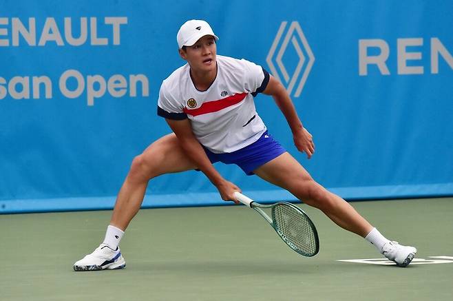 1회전 탈락한 권순우. 사진/부산오픈조직위