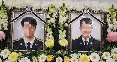 현장에서 순직한 박승원 소방경, 노태영 소방교