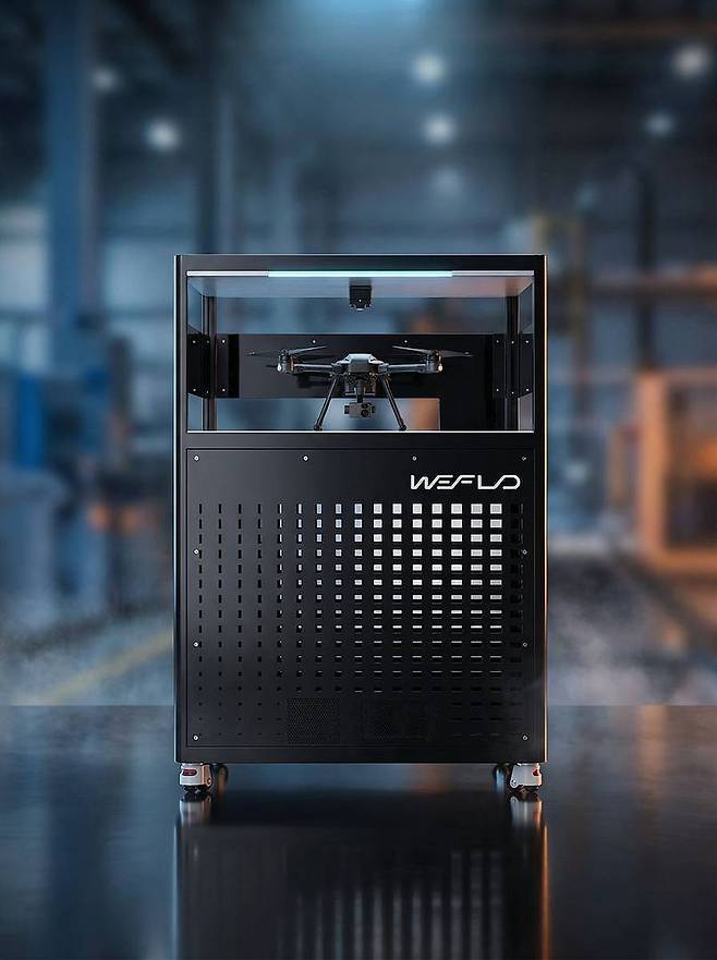 위플로의 인공지능 비접촉 모빌리티 점검 기기 버티핏 큐씨 (verti-Pit QC) / 출처=위플로