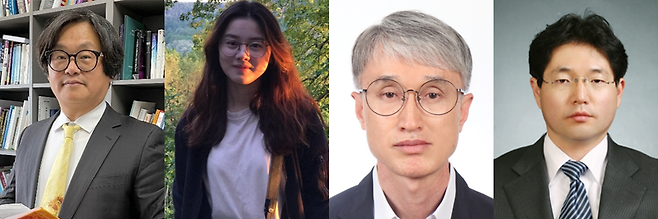 (왼쪽부터)디지스트 윤진효 책임연구원, 조효비 선임전임연구원, 안흥주 교수, 상지대 박경배 교수. 디지스트 제공
