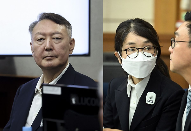 윤석열 전 대통령(왼쪽)과 김건희 여사. [연합뉴스]