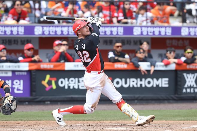 KIA 제리드 데일은 팀의 리드오프로서 타선에 활력을 불어넣고 있다. 사진제공｜KIA 타이거즈