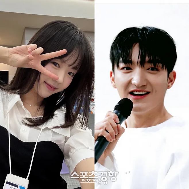 배우 지예은과 안무가 바타 커플.