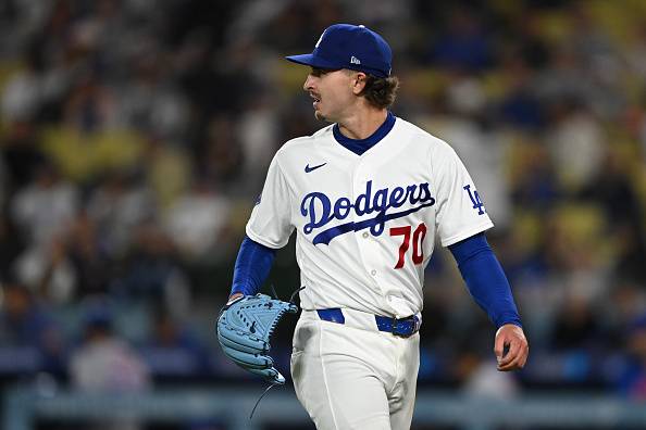 LA다저스 저스틴 로블레스키가 14일 뉴욕 메츠전에 선발 등판했다. 게티이미지