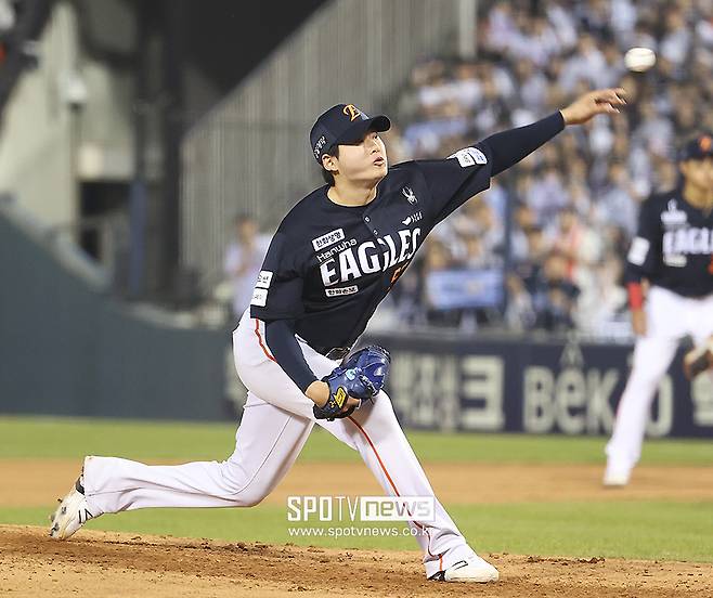 ▲ 평균자책점 0은 물론 세부 지표에서도 지난해보다 확실히 성장한 모습을 보여주고 있는 조동욱 ⓒ곽혜미 기자