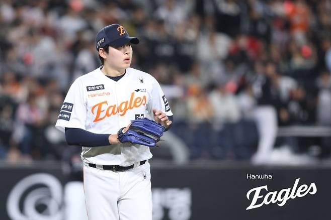 ▲ 조동욱이 현재 페이스를 이어 간다면 아시안게임 대표팀의 좌완 불펜 자리를 놓고 경쟁할 수 있다 ⓒ한화이글스