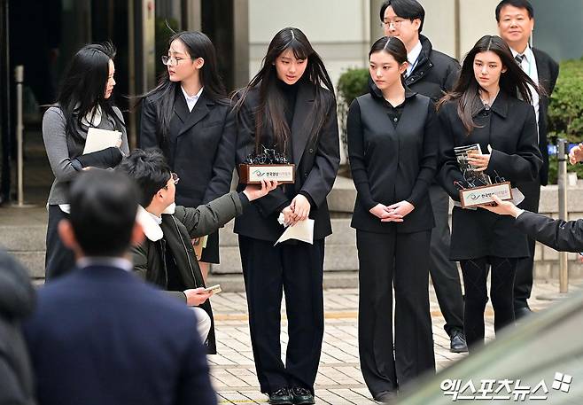 엑스포츠뉴스DB. 뉴진스(하니, 민지, 혜인, 해린, 다니엘)